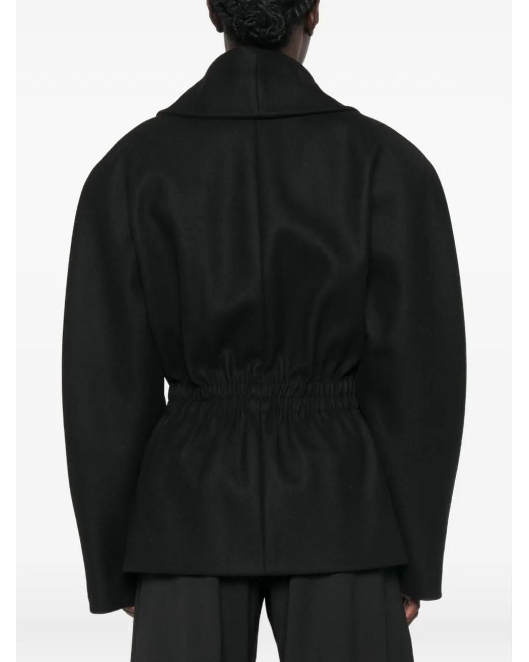 ANDAMANE Black Niki Long-Sleeve Belted Jacket