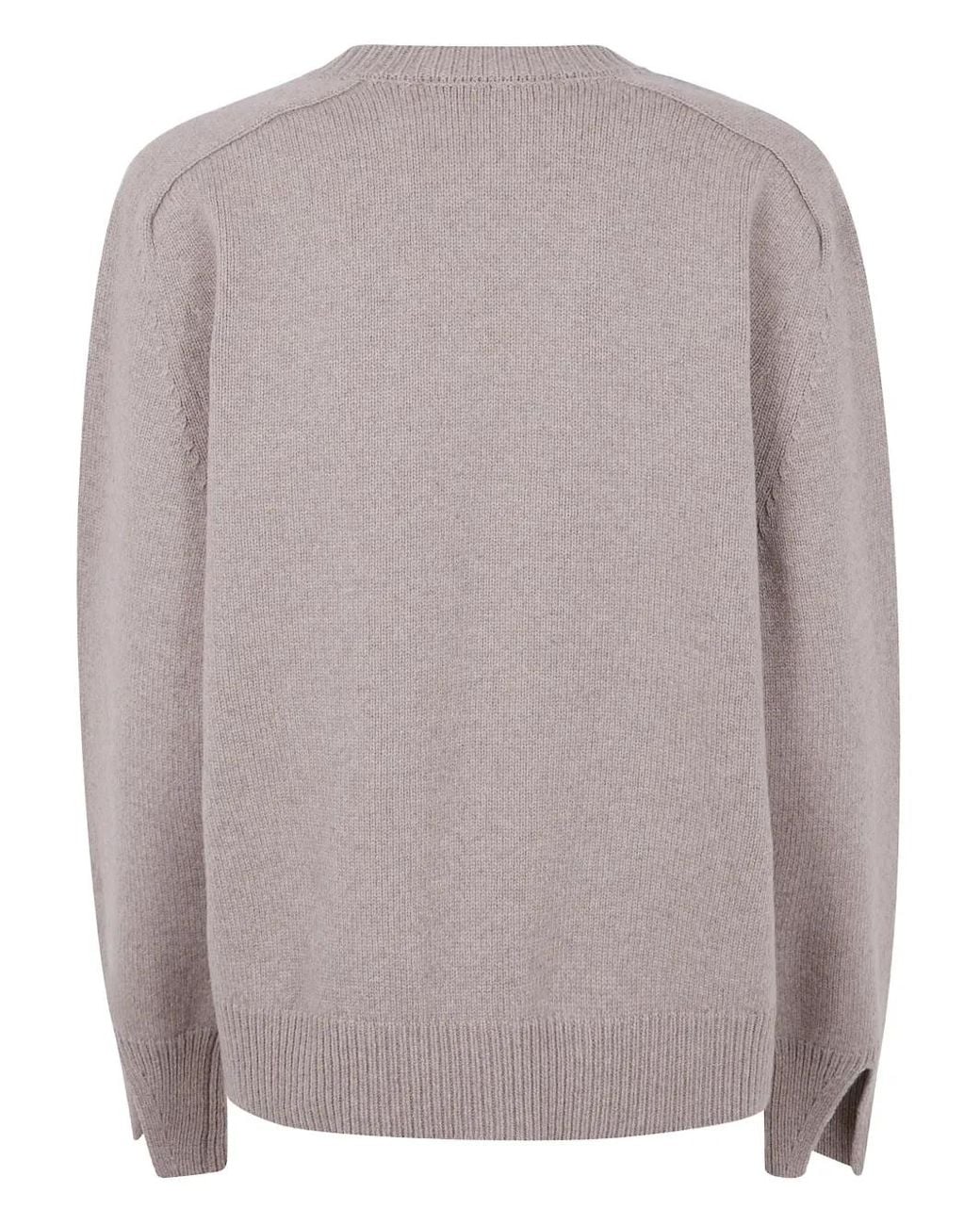 Rohe Gray Sleeve Wrap Wool Jumper