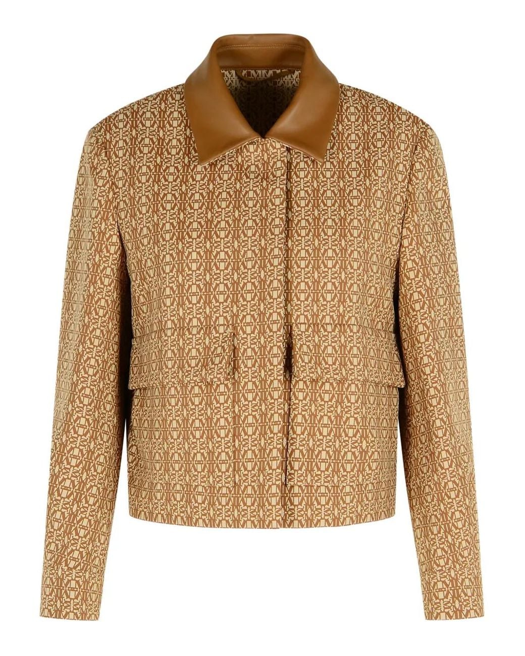 Chaqueta En Jacquard Max Mara de color Brown