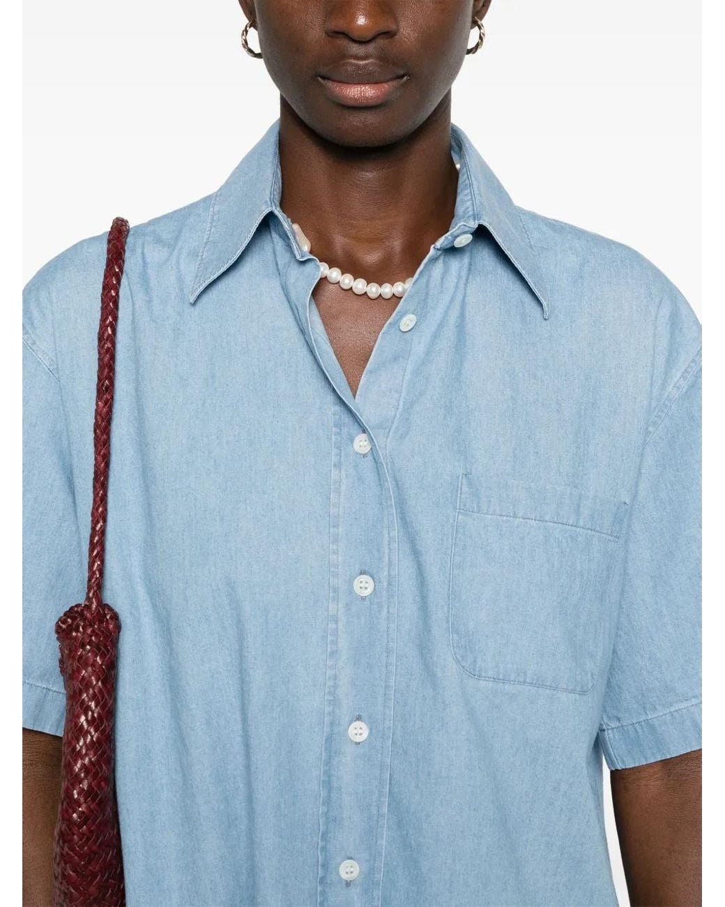 Mazzarelli Blue Camilla Shirt