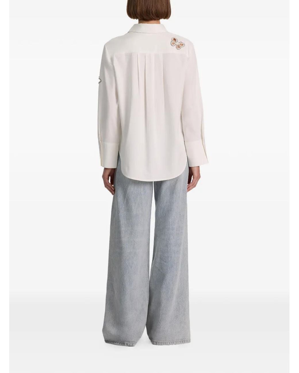 Camisa Finely Alice + Olivia de color White