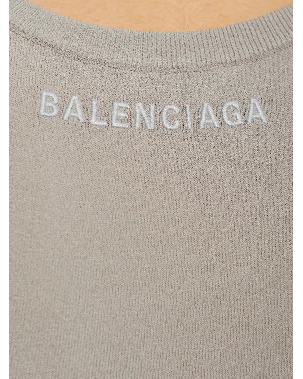 Balenciaga Gray Sleeveless Top