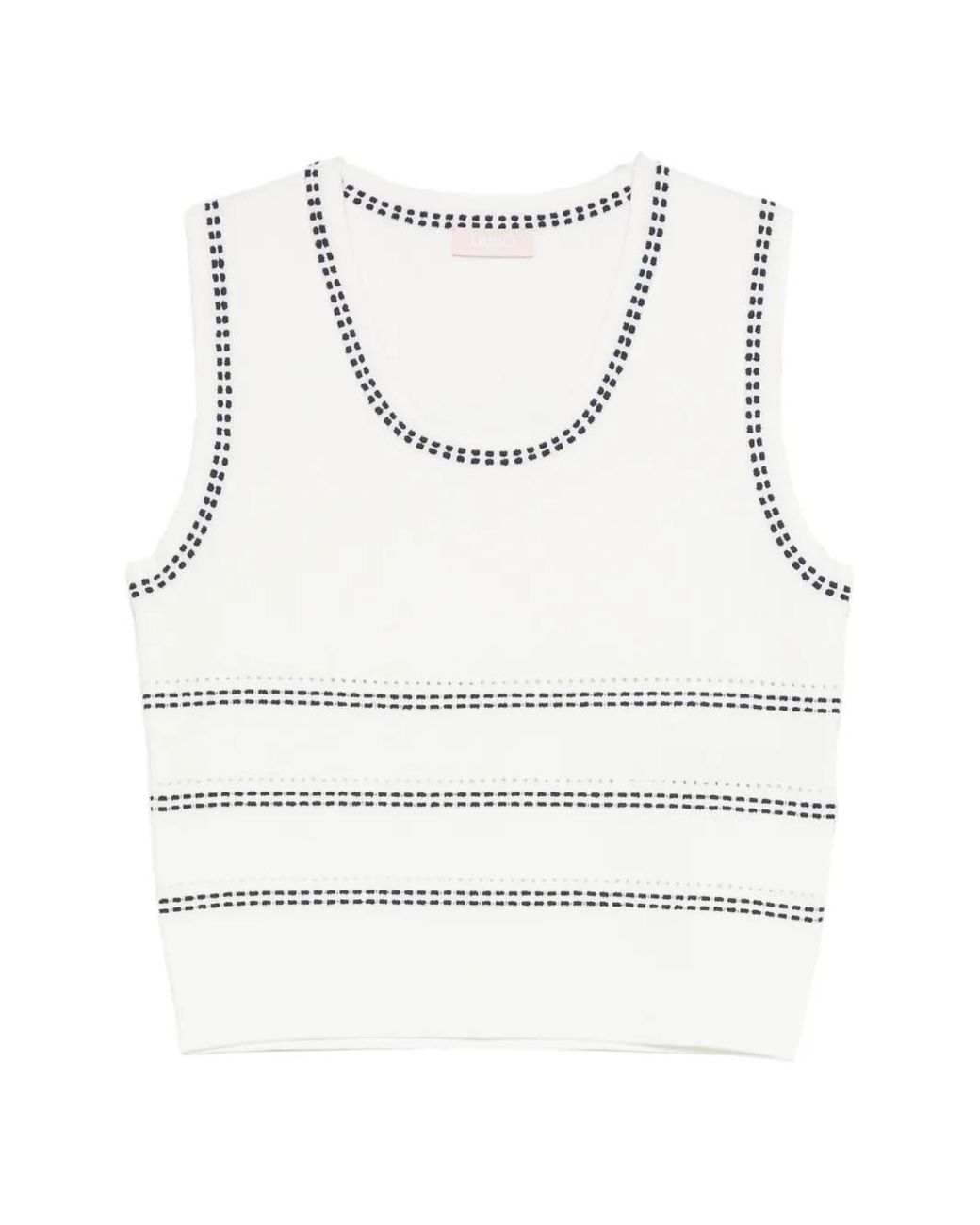 Liu Jo White Knit Top