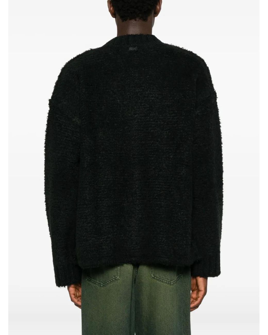 Lacoste Green Jacquard Sweater for men