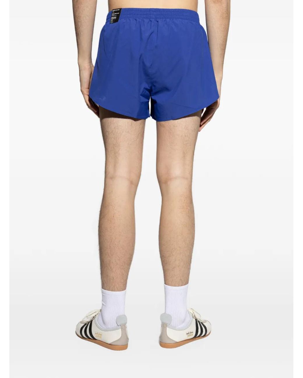 adidas Logo-Print Running Shorts in Blue for Men | Lyst UK