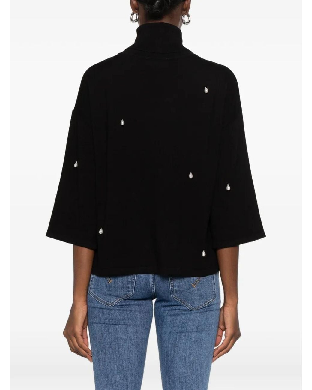 MEIMEIJ Black Wool Sweater
