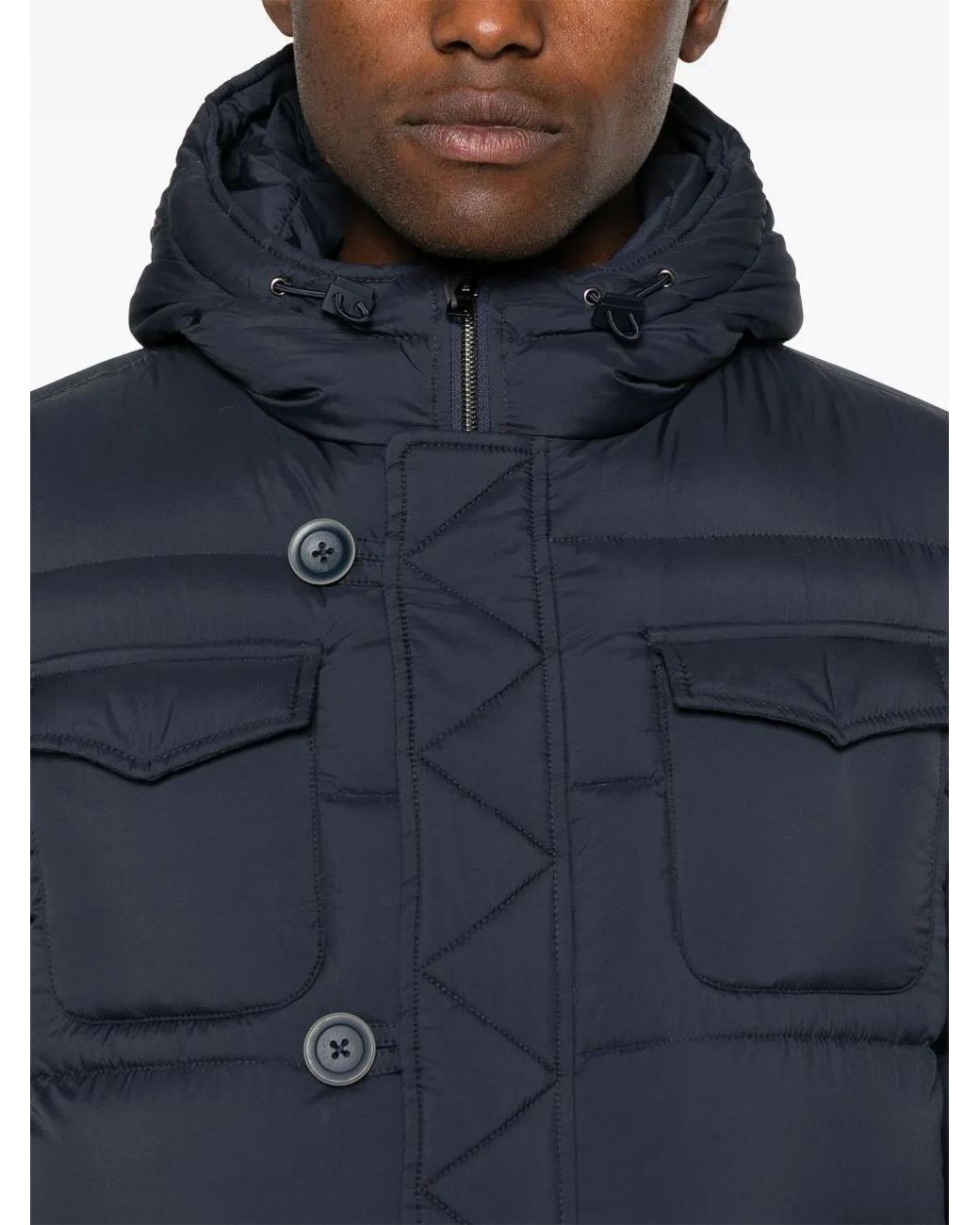 Herno Daunenjacke Mit Kapuze in Blue für Herren