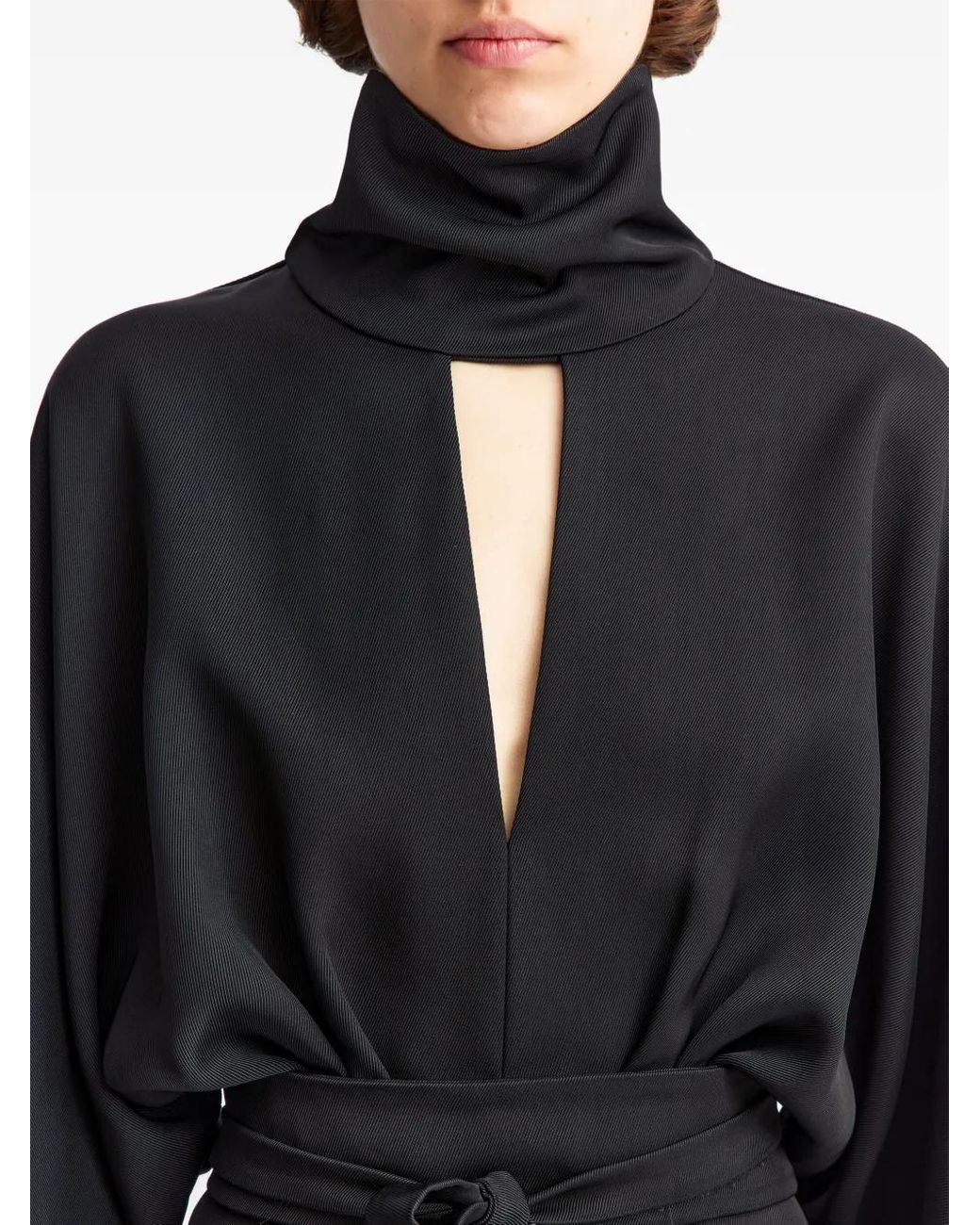 16Arlington Black Ettora Mini Dress