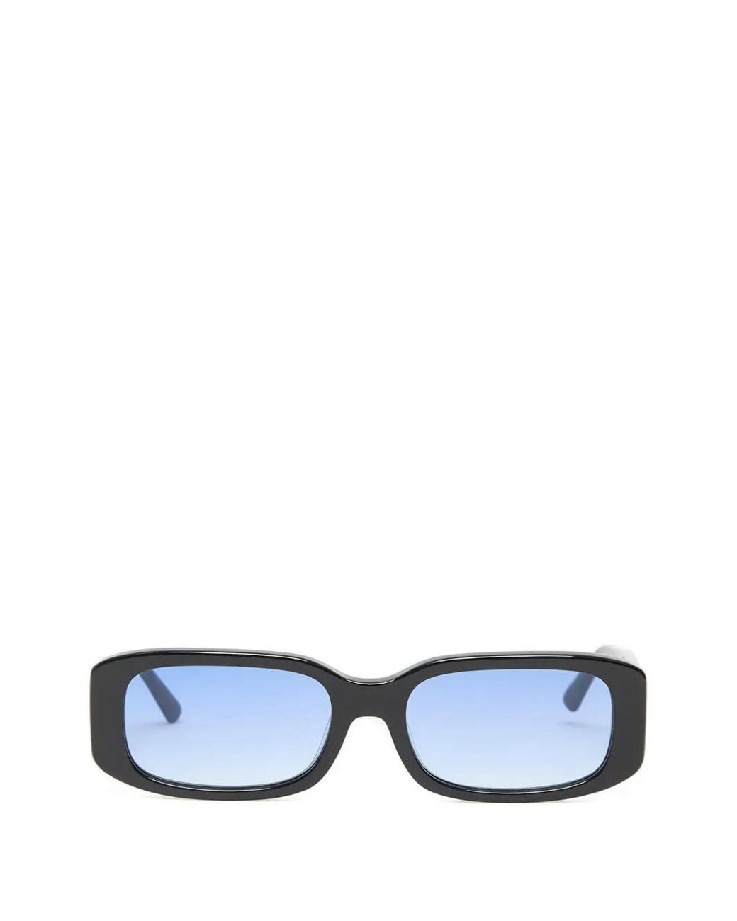 Messyweekend Blue Roxie Rectangle-Frame Sunglasses
