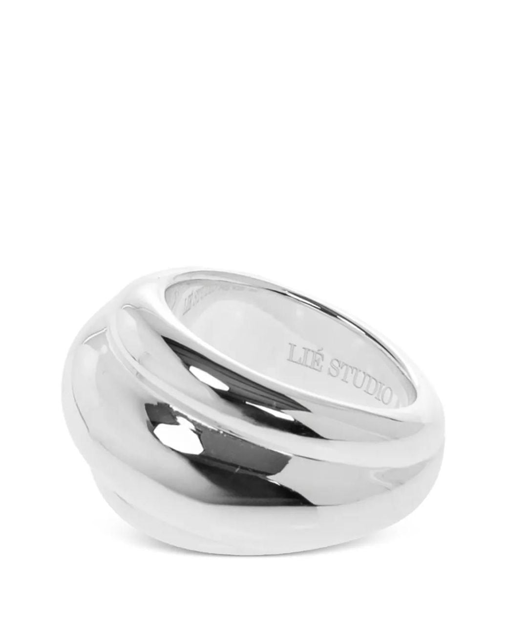 LIE STUDIO White Zoe Sterling Ring