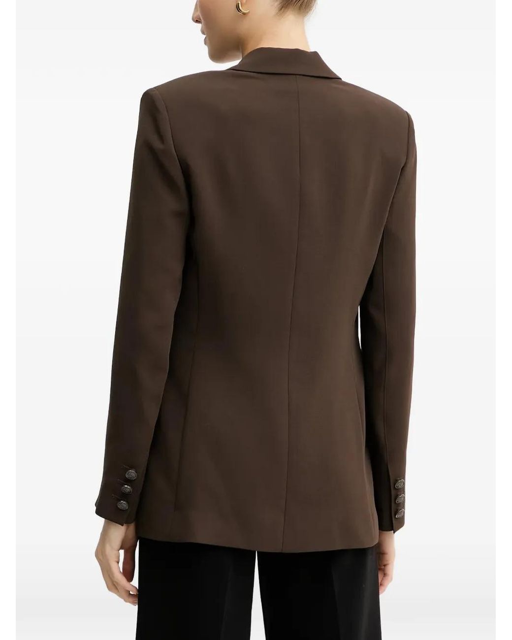 Guess Brown Buttoned Blazer