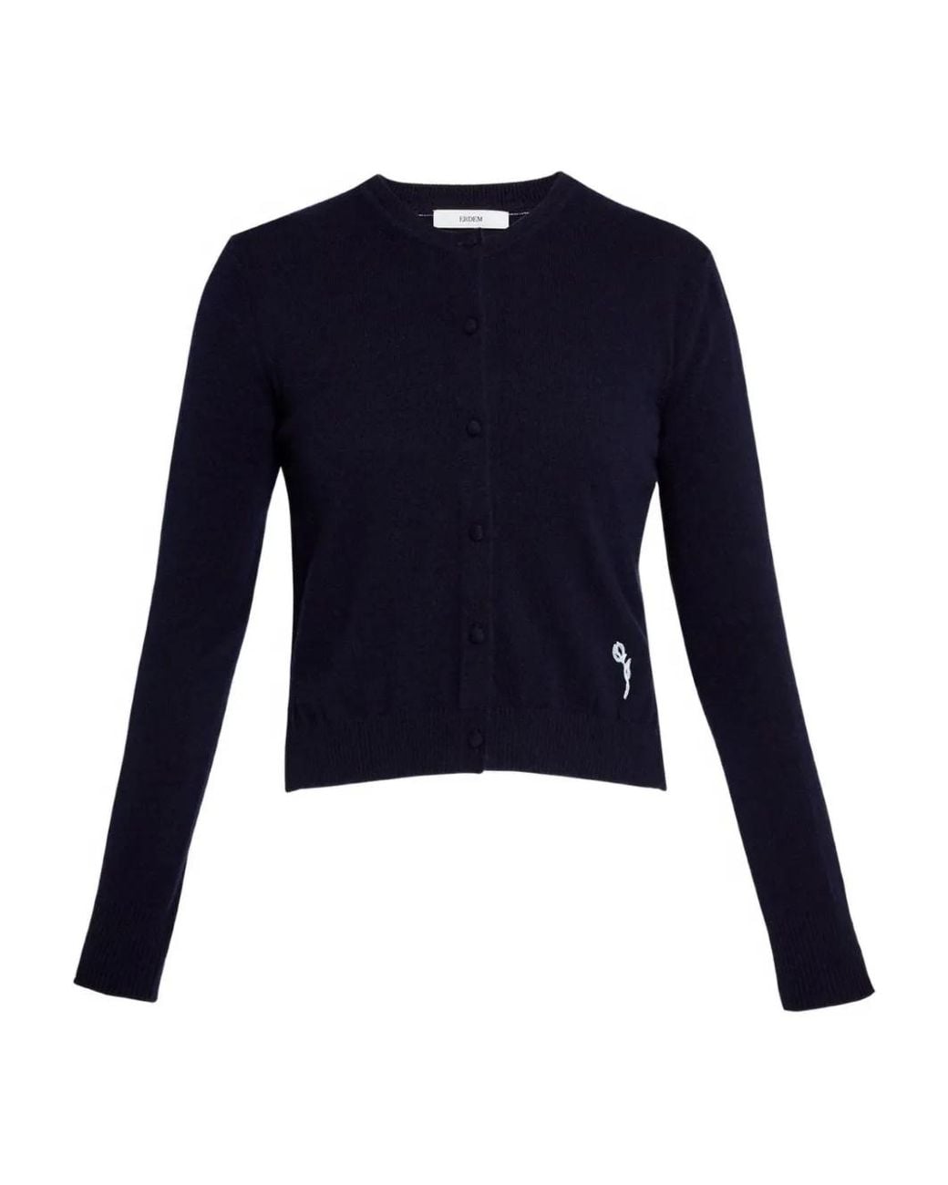 Erdem Blue Crew-Neck Cardigan