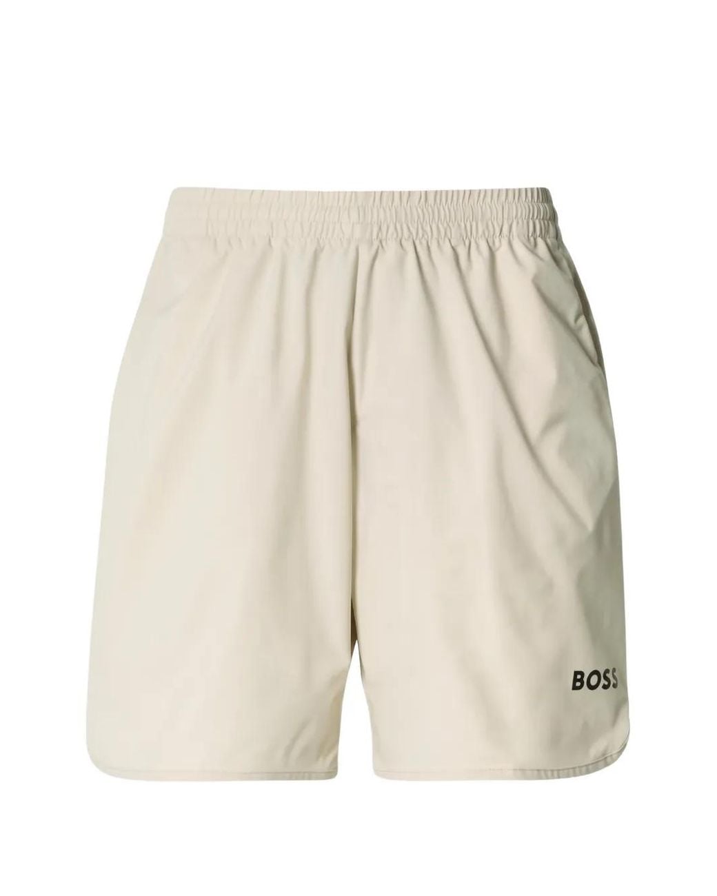 Boss White Short À Séchage Rapide En Tissu Stretch for men