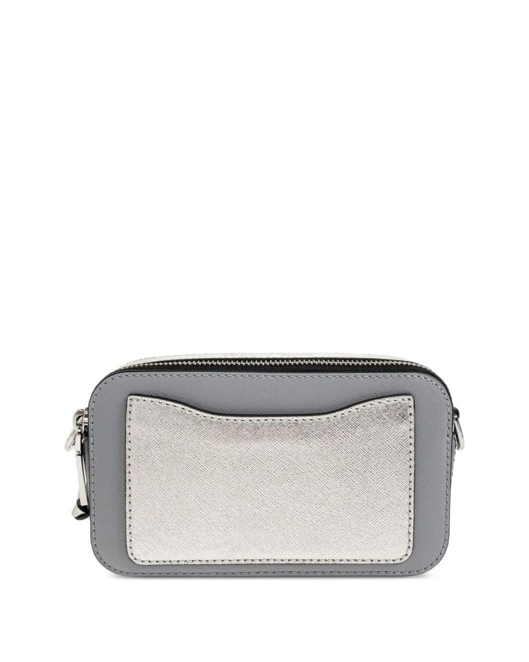Marc Jacobs Gray The Colorblock Chain Snapshot Bag