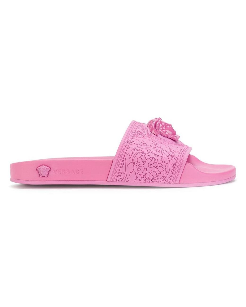Light pink versace slides discount