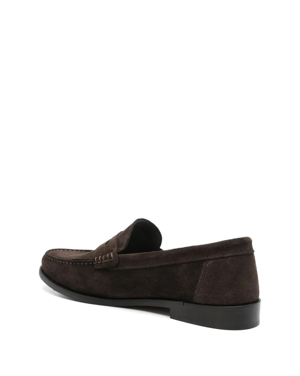 Corneliani Black Suede Loafers for men