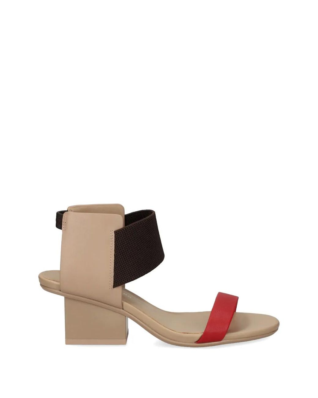 United Nude Pink Sandales Raila Mid À Talon Épais