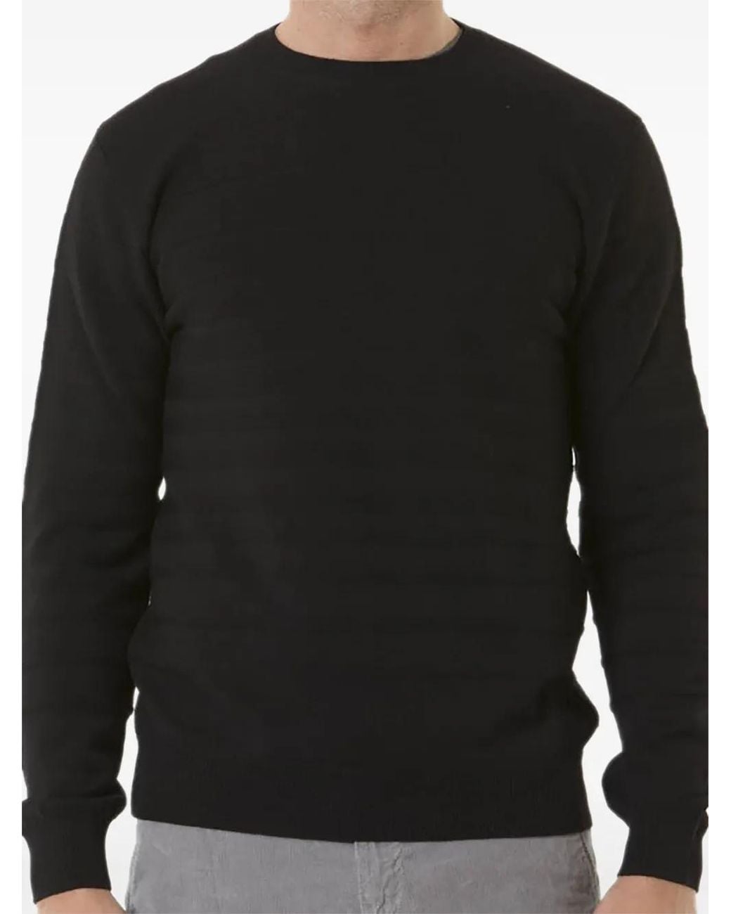 Pull À Rayures Paolo Pecora pour homme en coloris Black