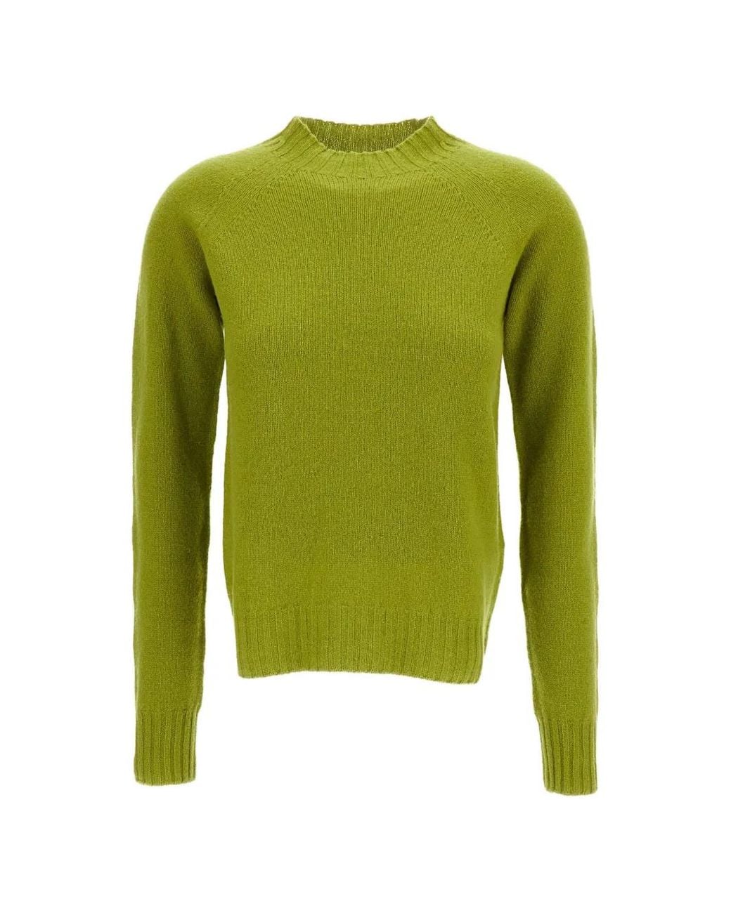 Drumohr Green High-Neck Knitted Sweater