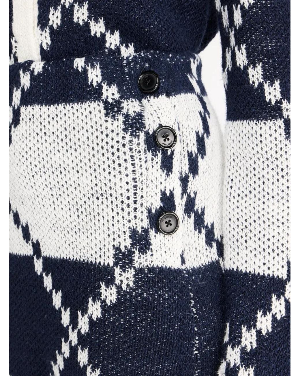J.W. Anderson Blue Fairisle Mini Skirt