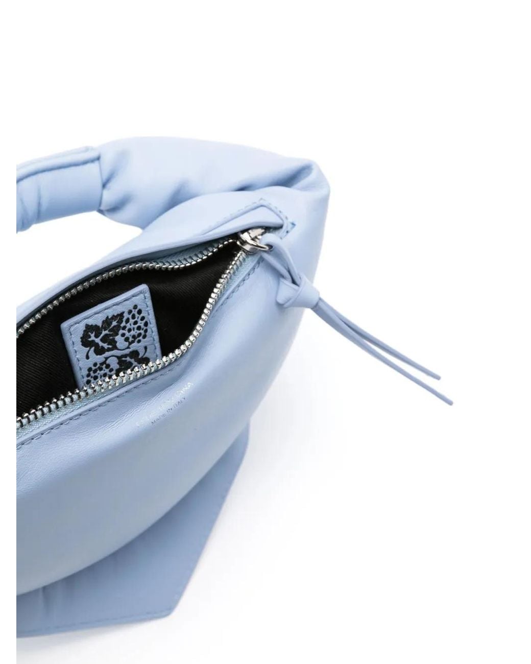 FEDERICO CINA Blue Mini Tortellino Tote Bag