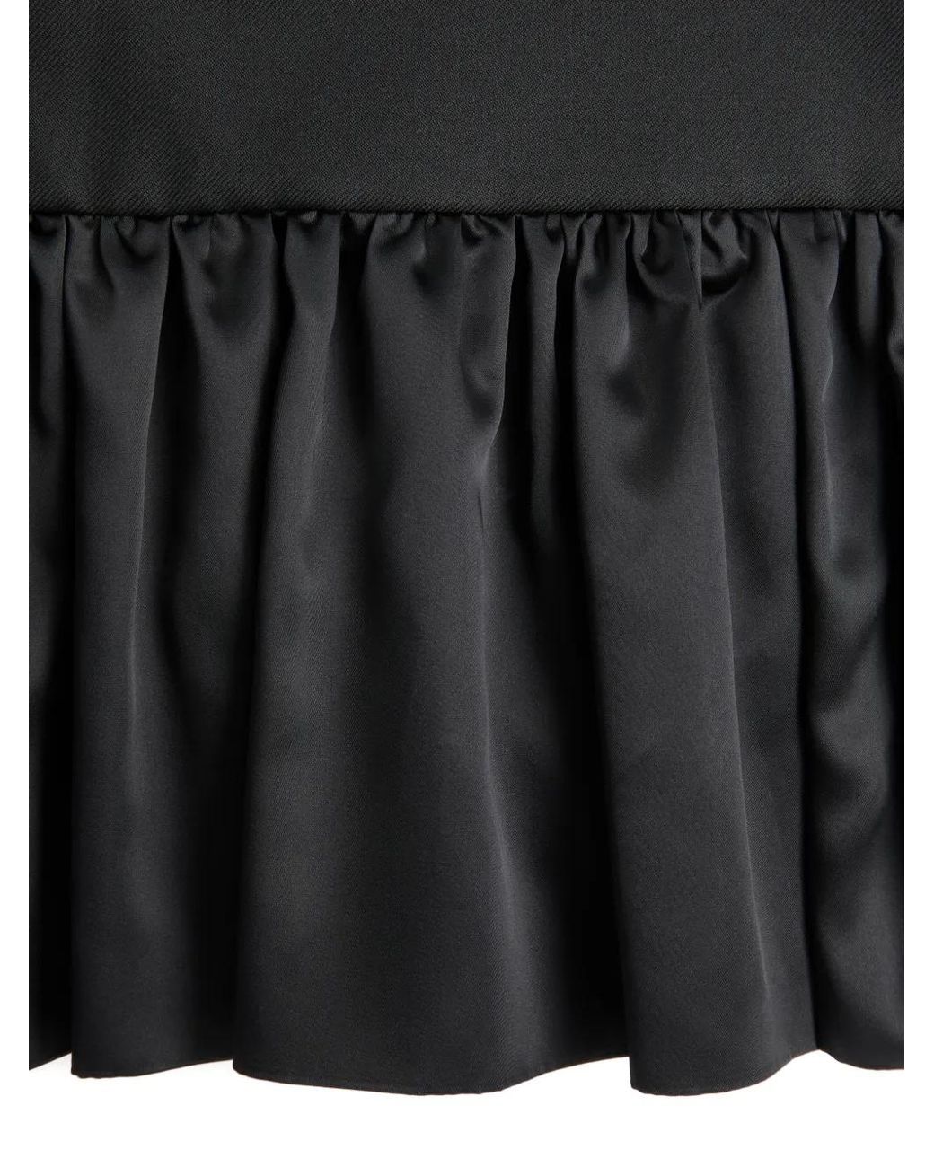 Valentino Garavani Black Bow-Detail Midi Dress