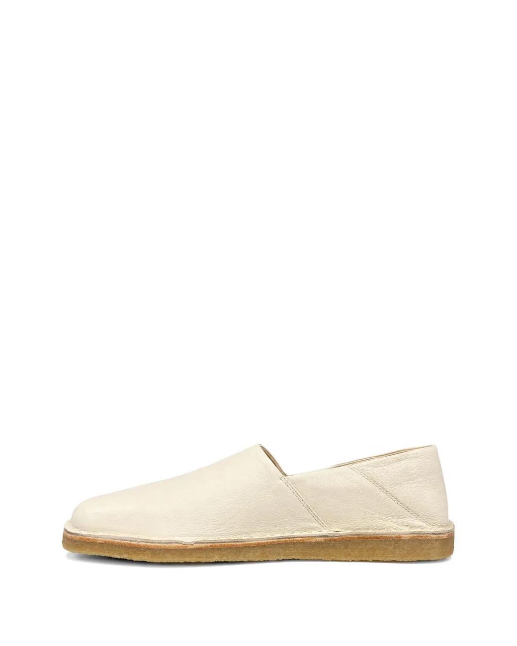 Lemaire White Square Slip-On Loafers for men