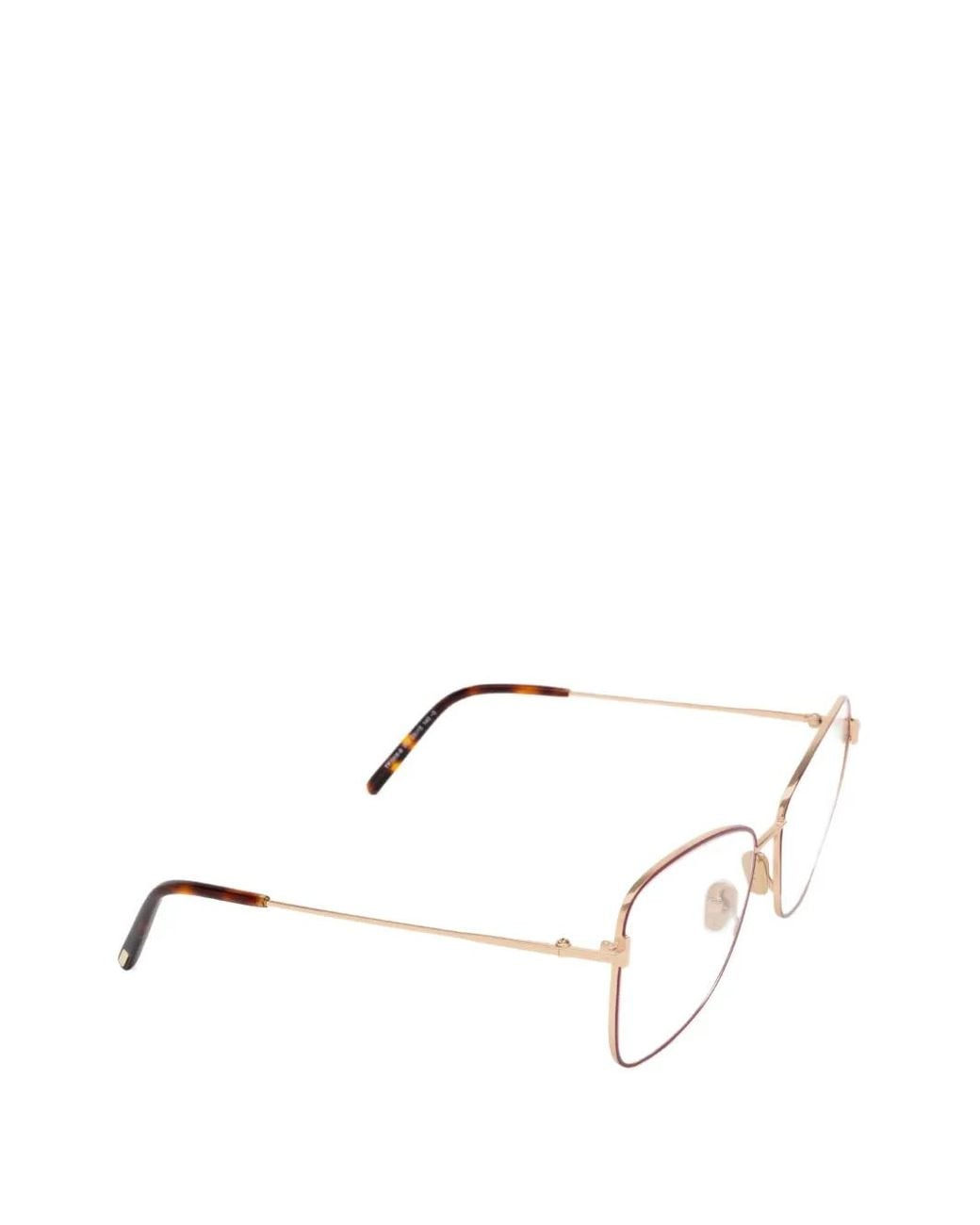 Tom Ford Red Geometric-Frame Glasses