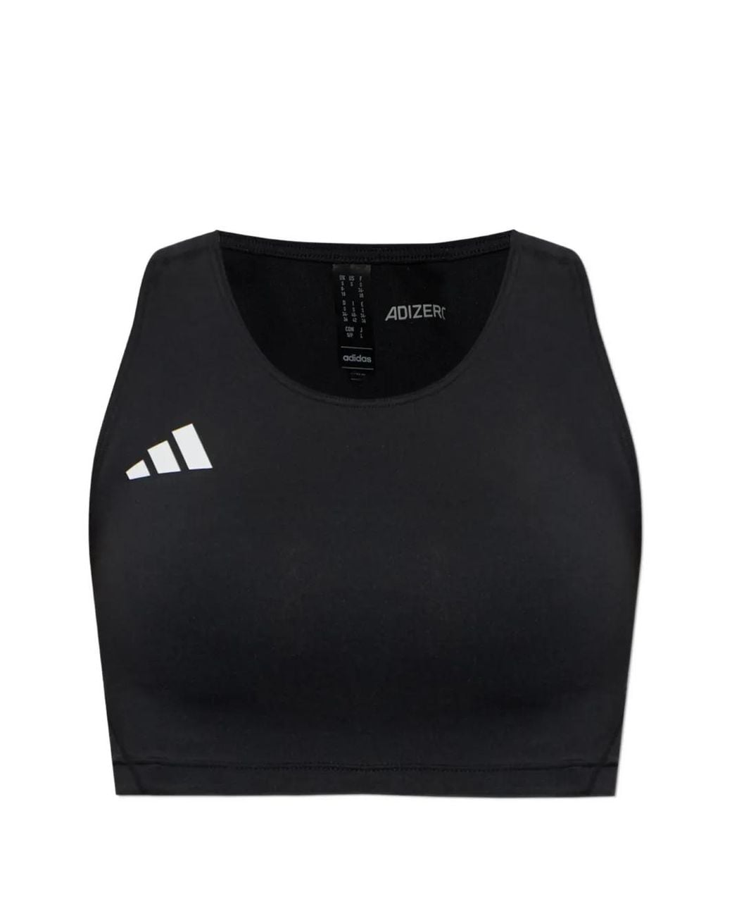 Adidas Black Adizero Essentials Crop Top