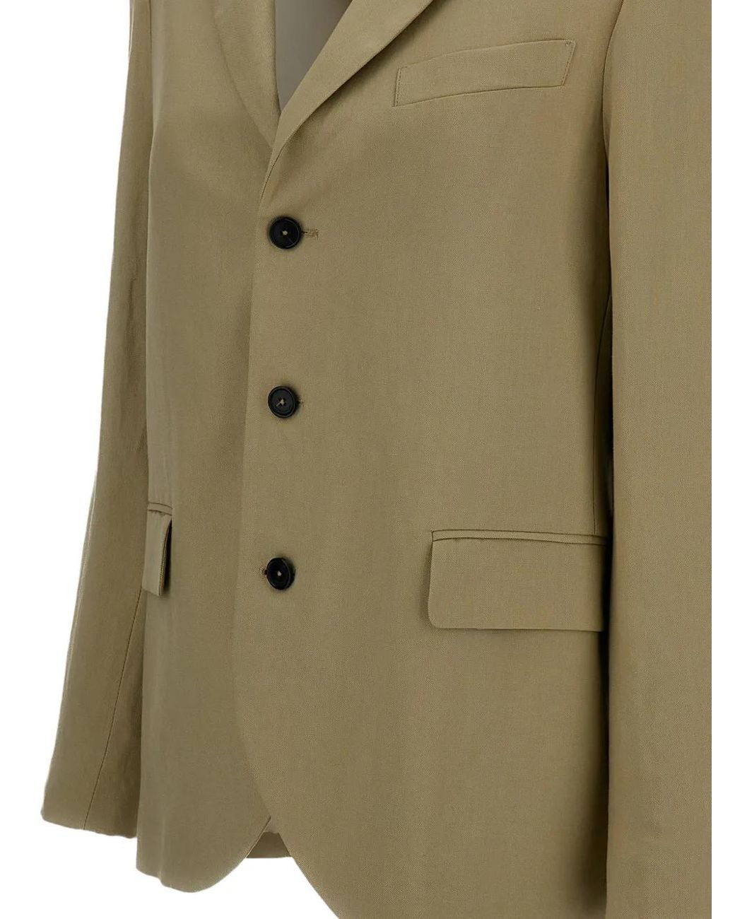 Barena Green Buttoned Jacket