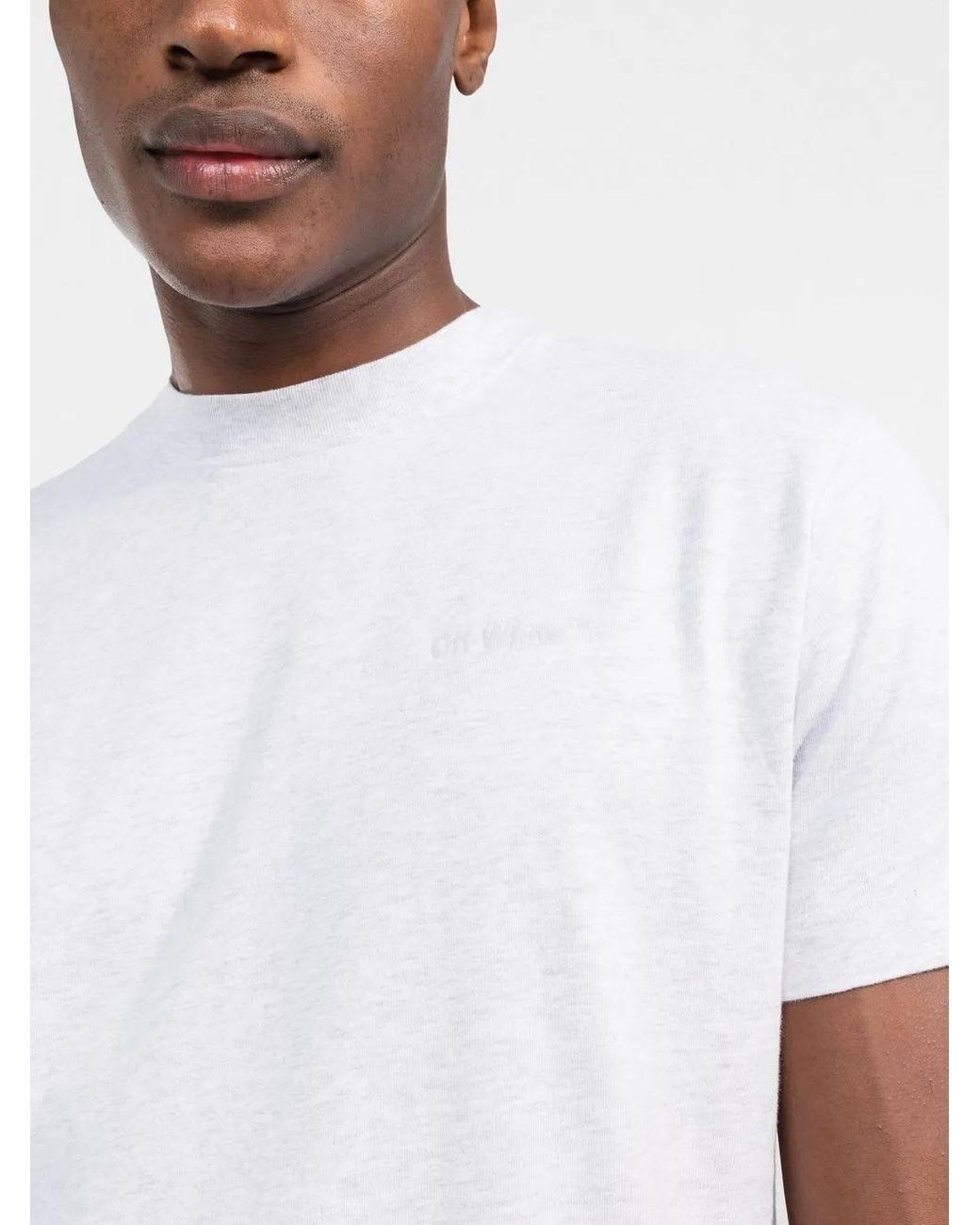 Off-White c/o Virgil Abloh White Diag Tab Cotton T-Shirt for men