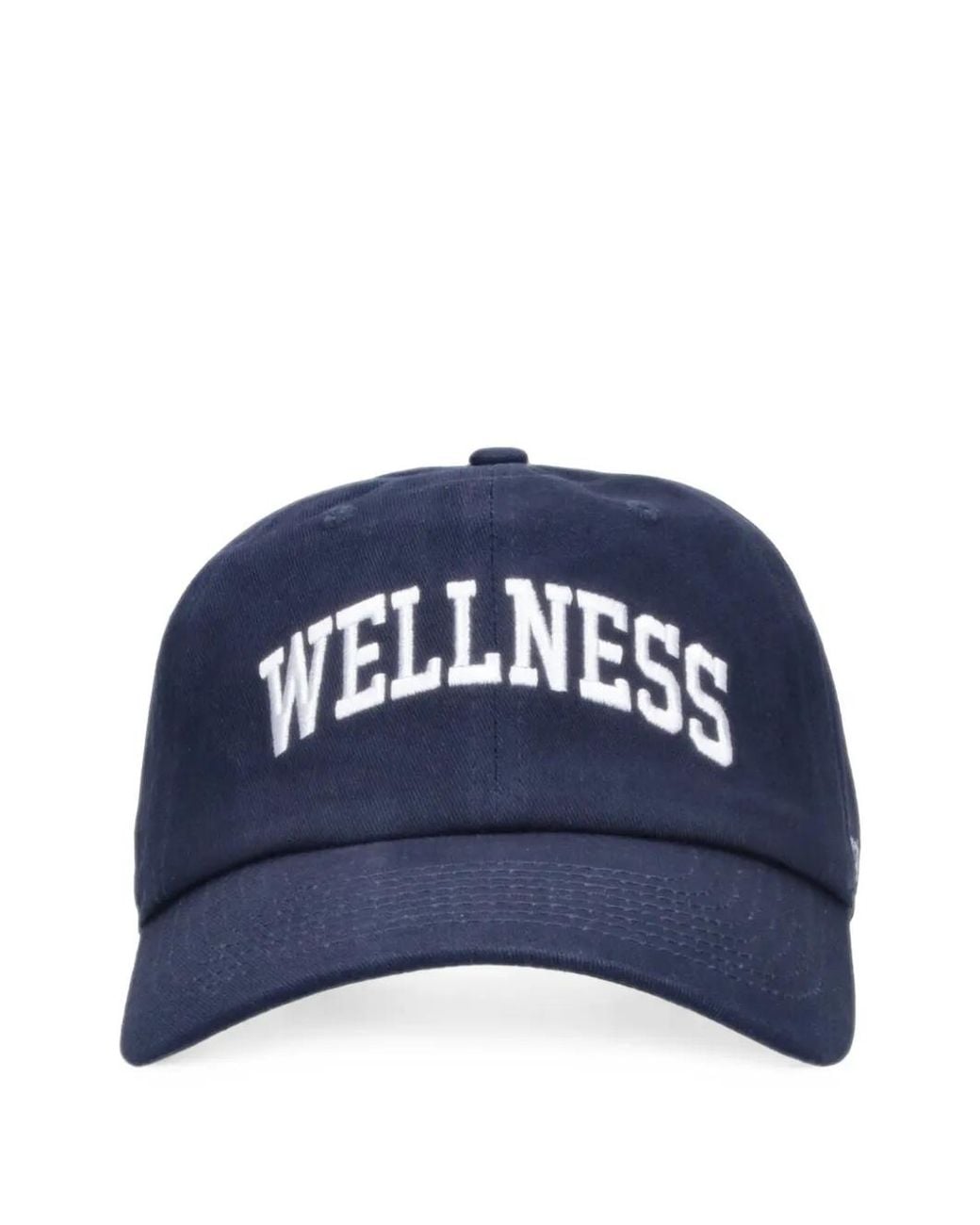 Sporty & Rich Blue Ivy Cotton Baseball Cap for men