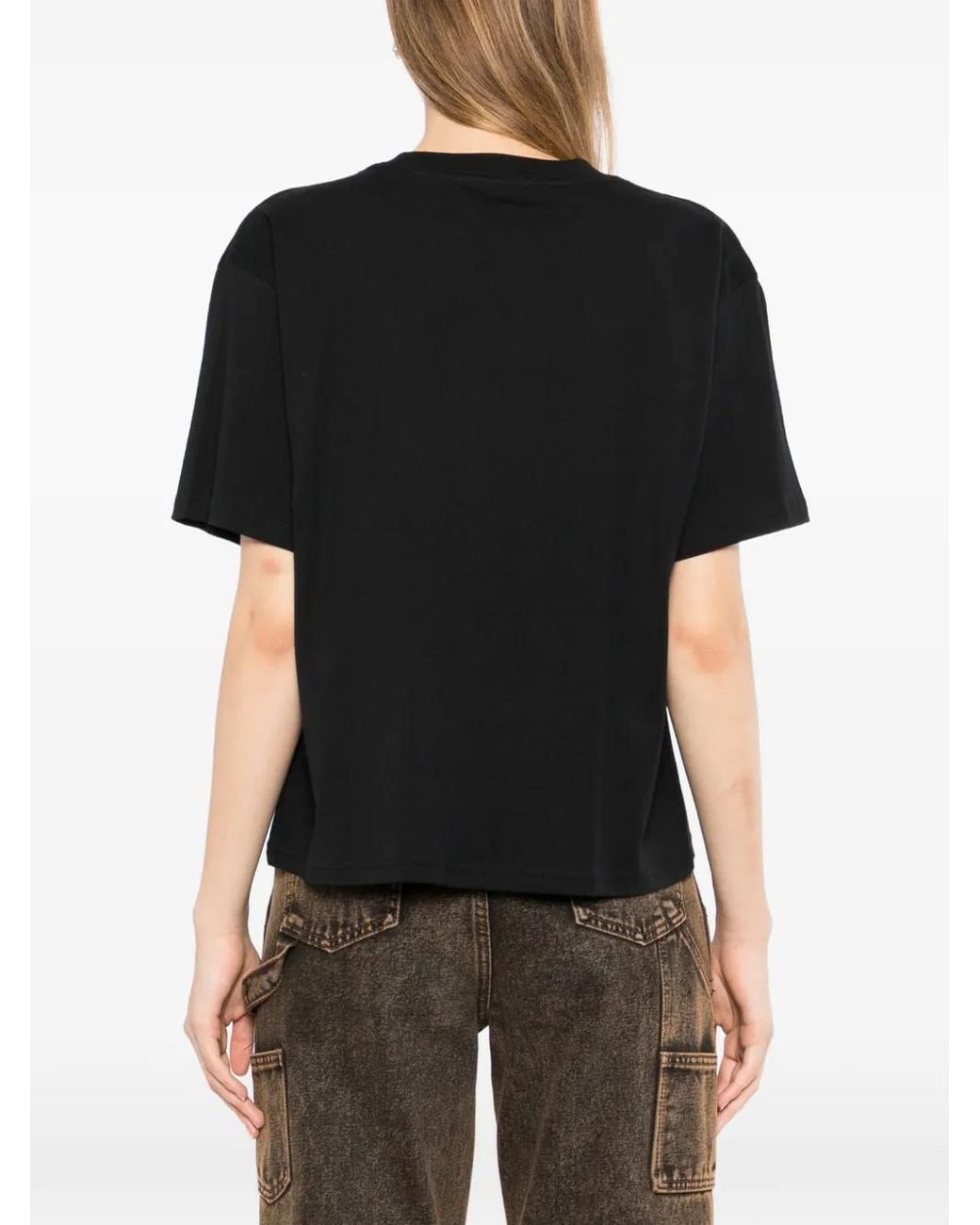 Melt Black T-Shirt À Logo Eagle Imprimé