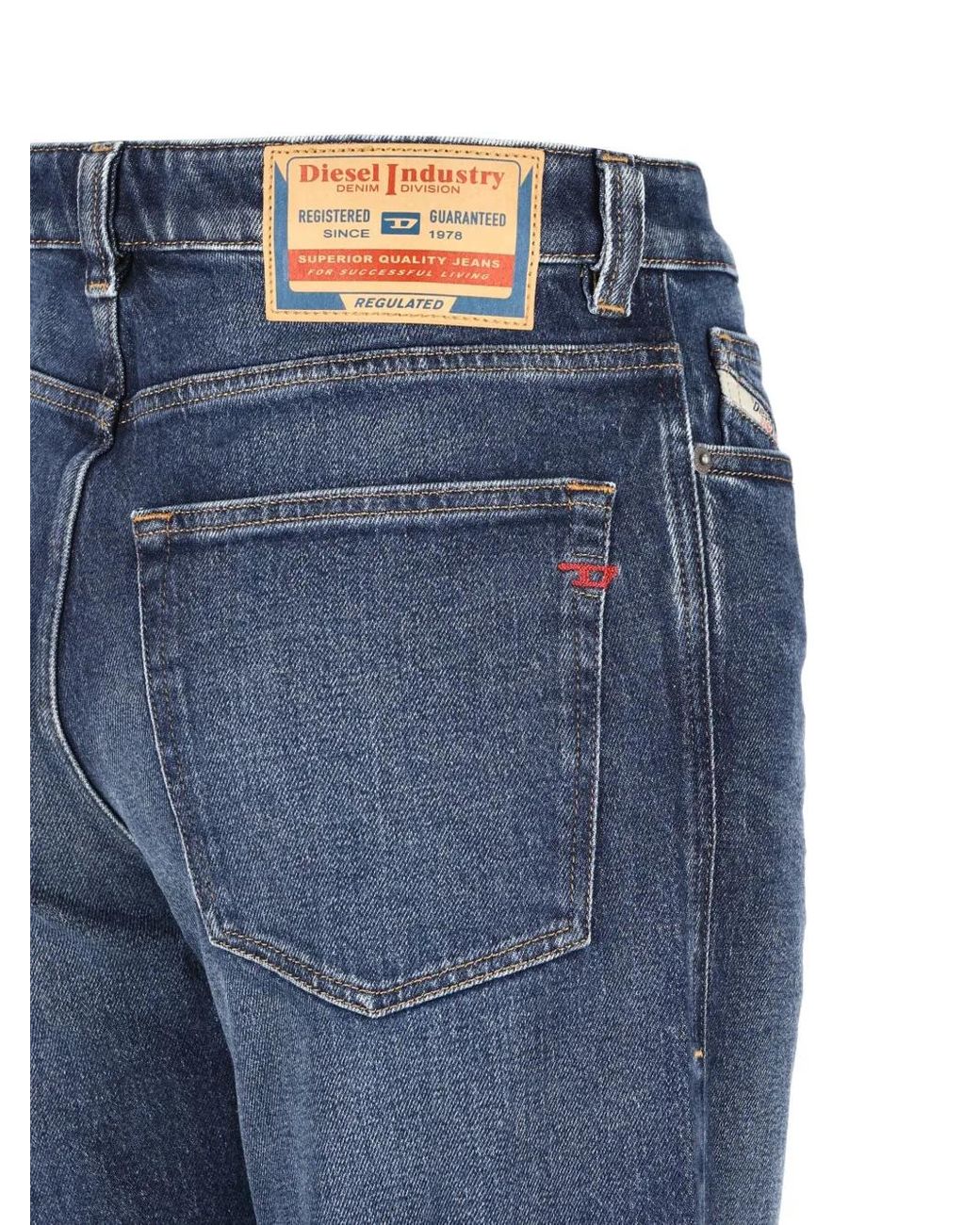 DIESEL Blue 1988 Stone-Washed Jeans