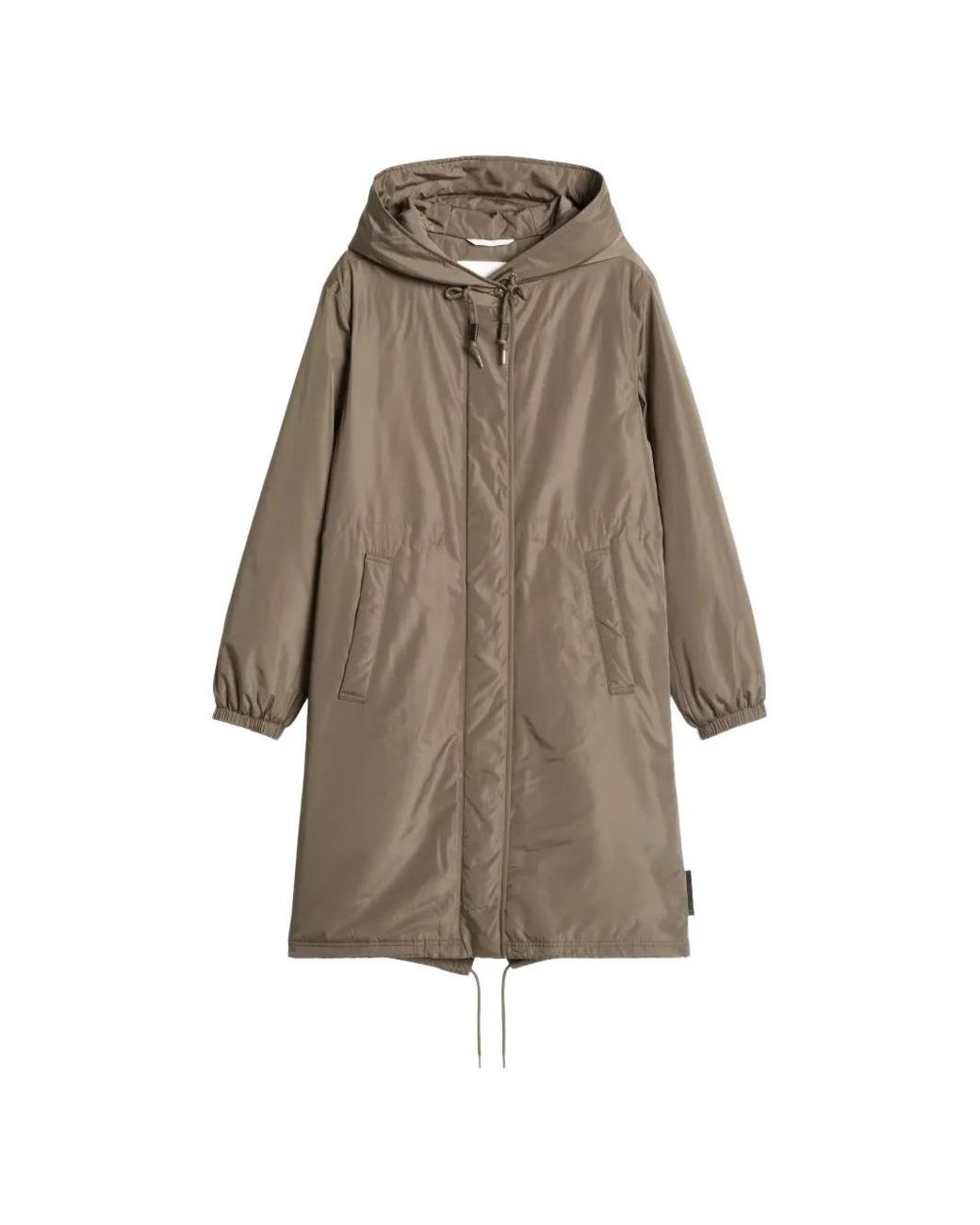 Marc O' Polo Natural Hooded Drawstring Coat
