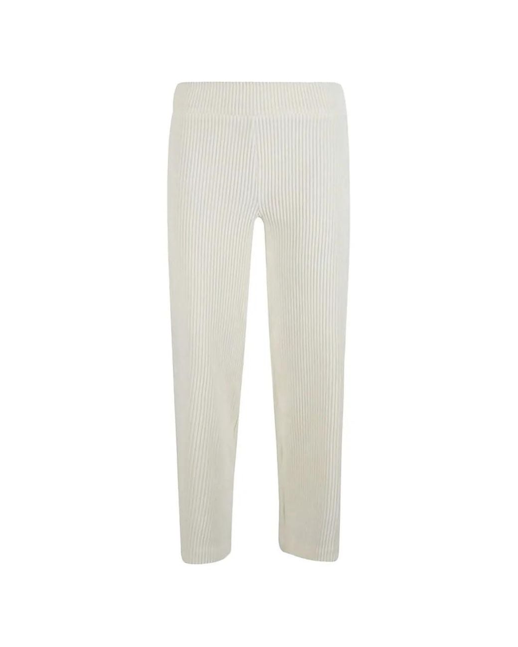 Avenue Montaigne White Alex Linen Trousers