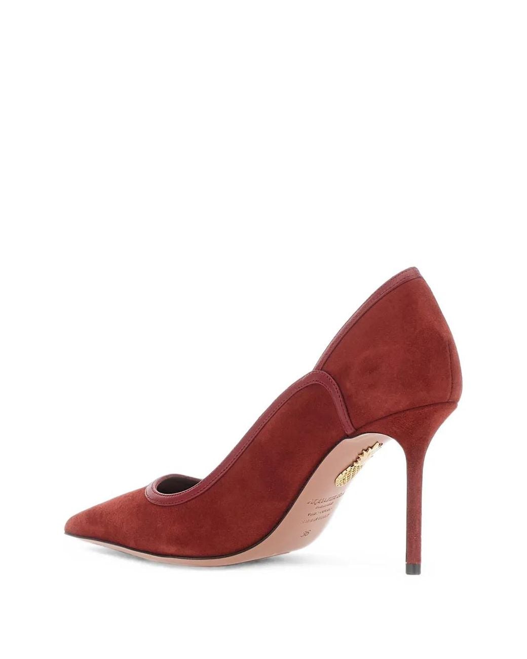 Aquazzura Red Pointed-Toe Pumps