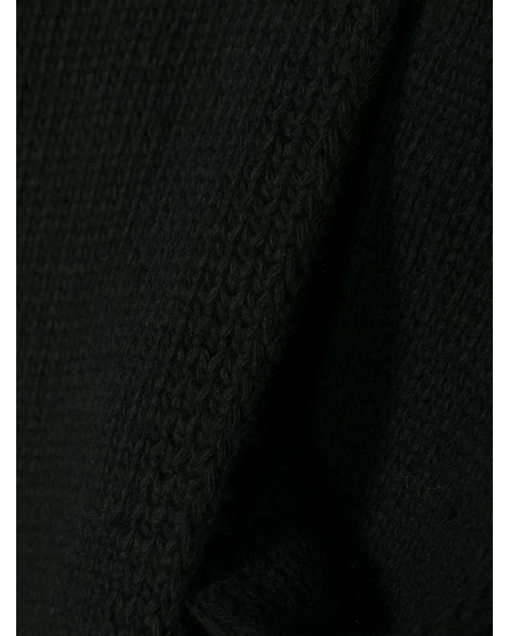 DSquared² Black Logo-Appliqué Knitted Scarf for men