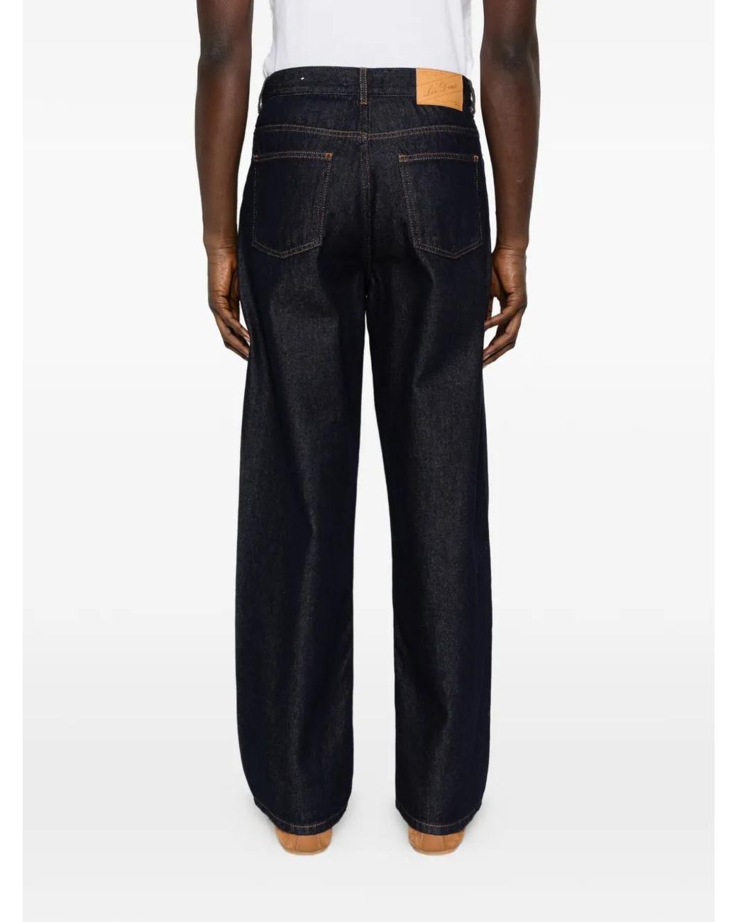 Les Deux Blue Roi Buttoned Jeans for men