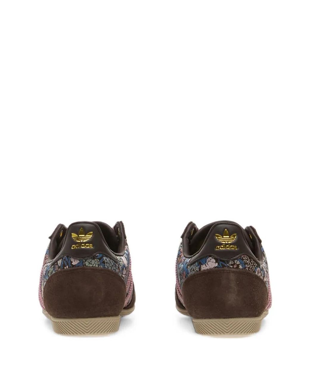 Adidas Brown X Liberty London Japan Floral-Print Sneakers