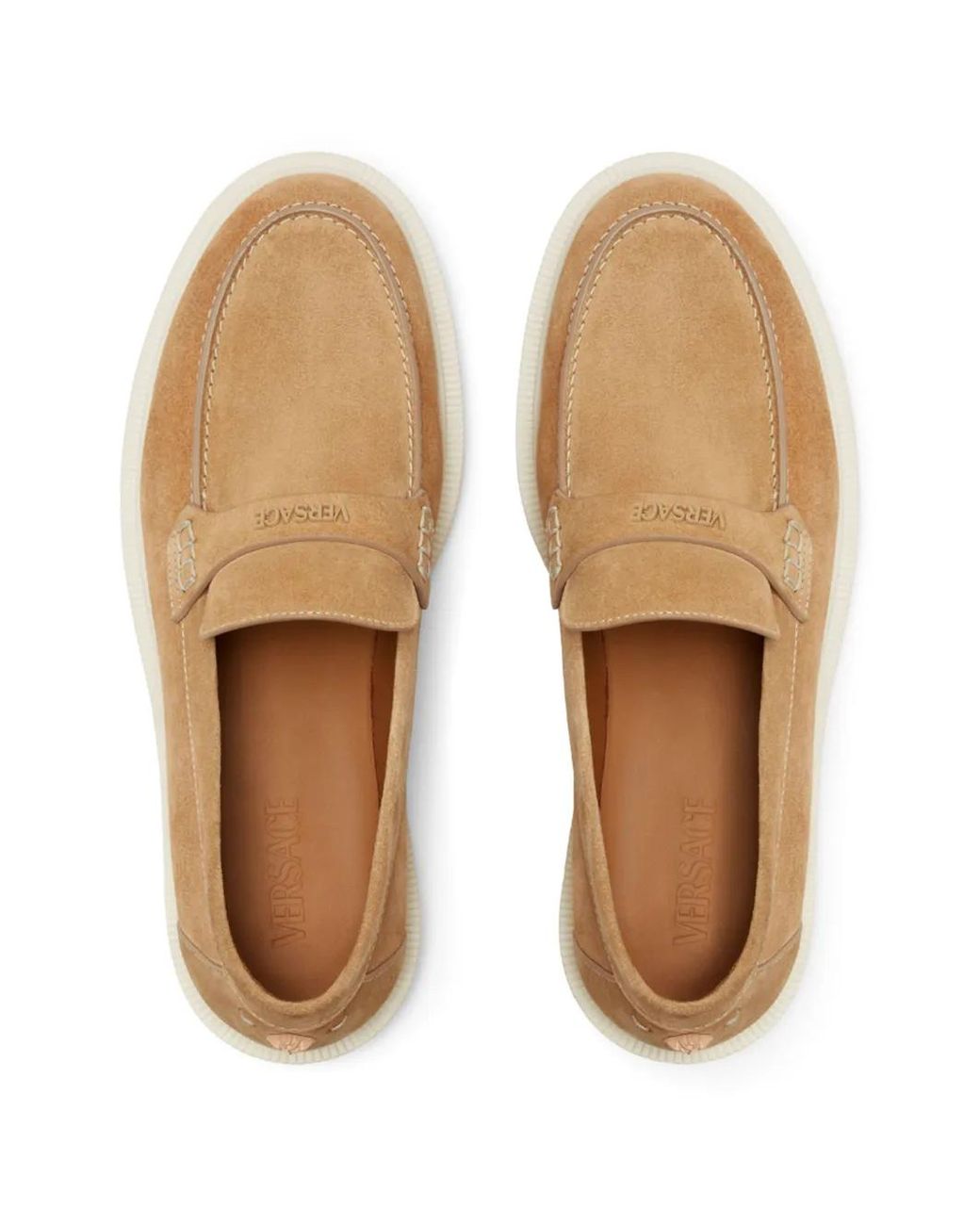 Versace Natural Giuliano Loafers for men