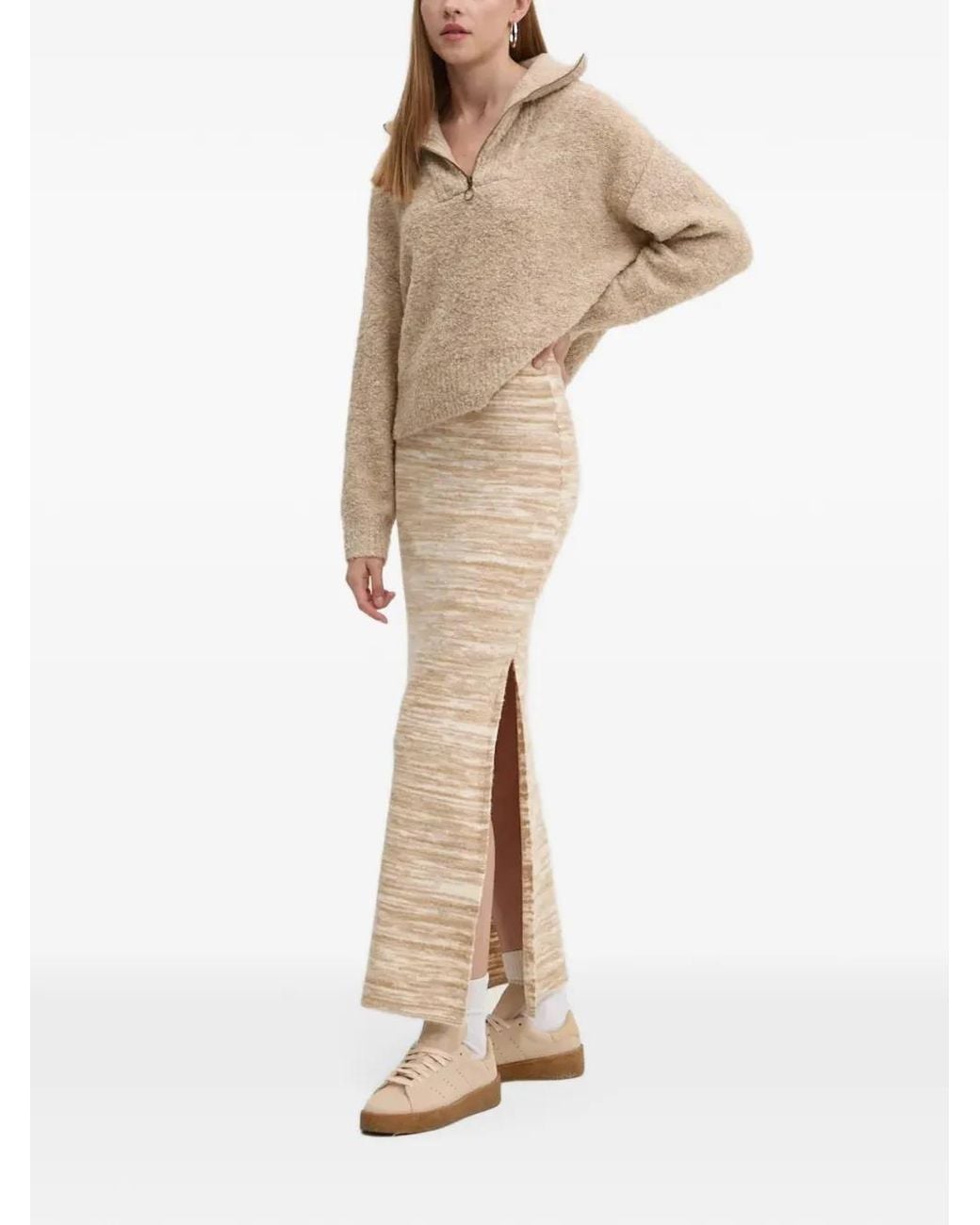 Billabong Natural Maxi Side-Split Skirt