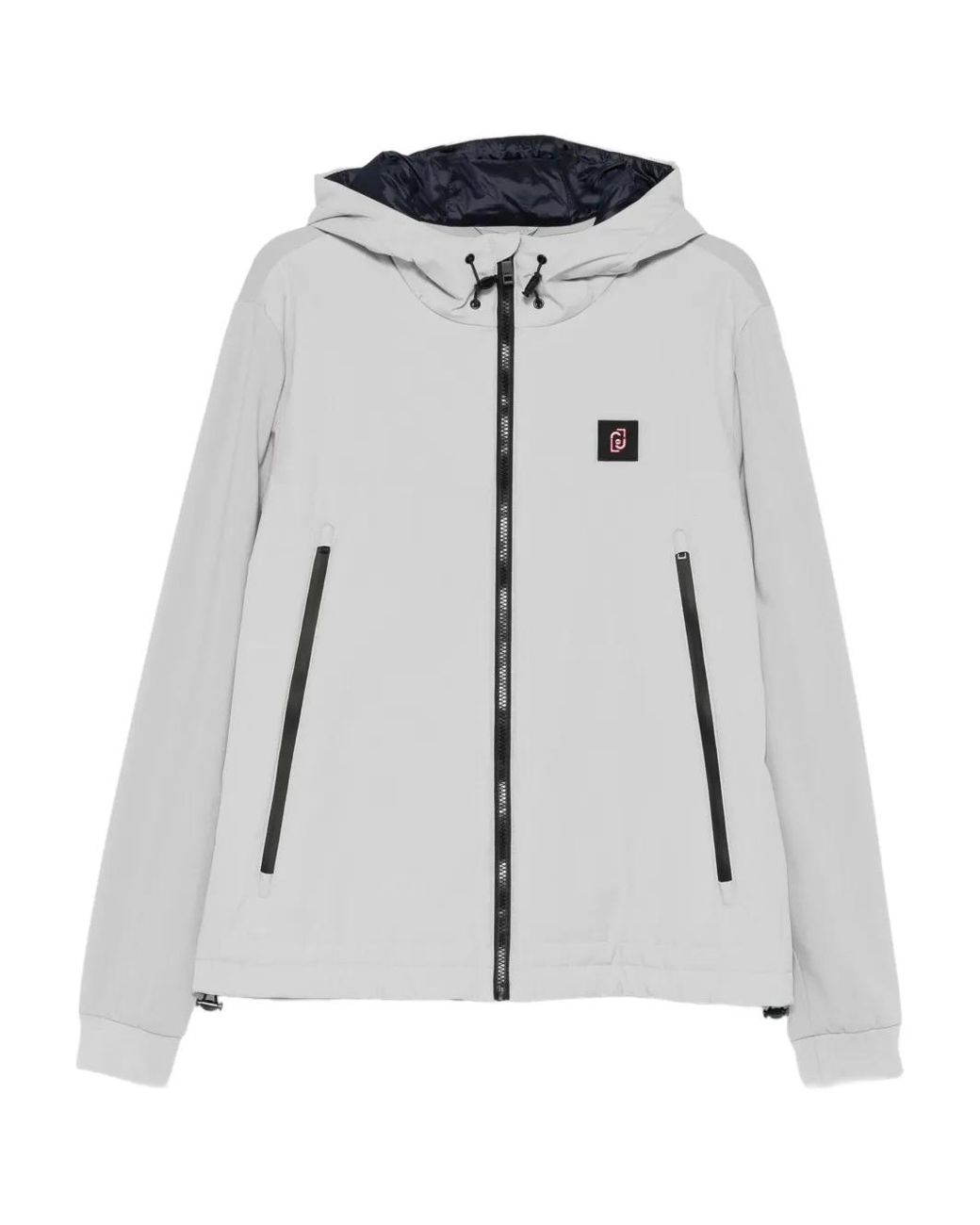 Liu Jo Gray Veste Zippée À Capuche for men