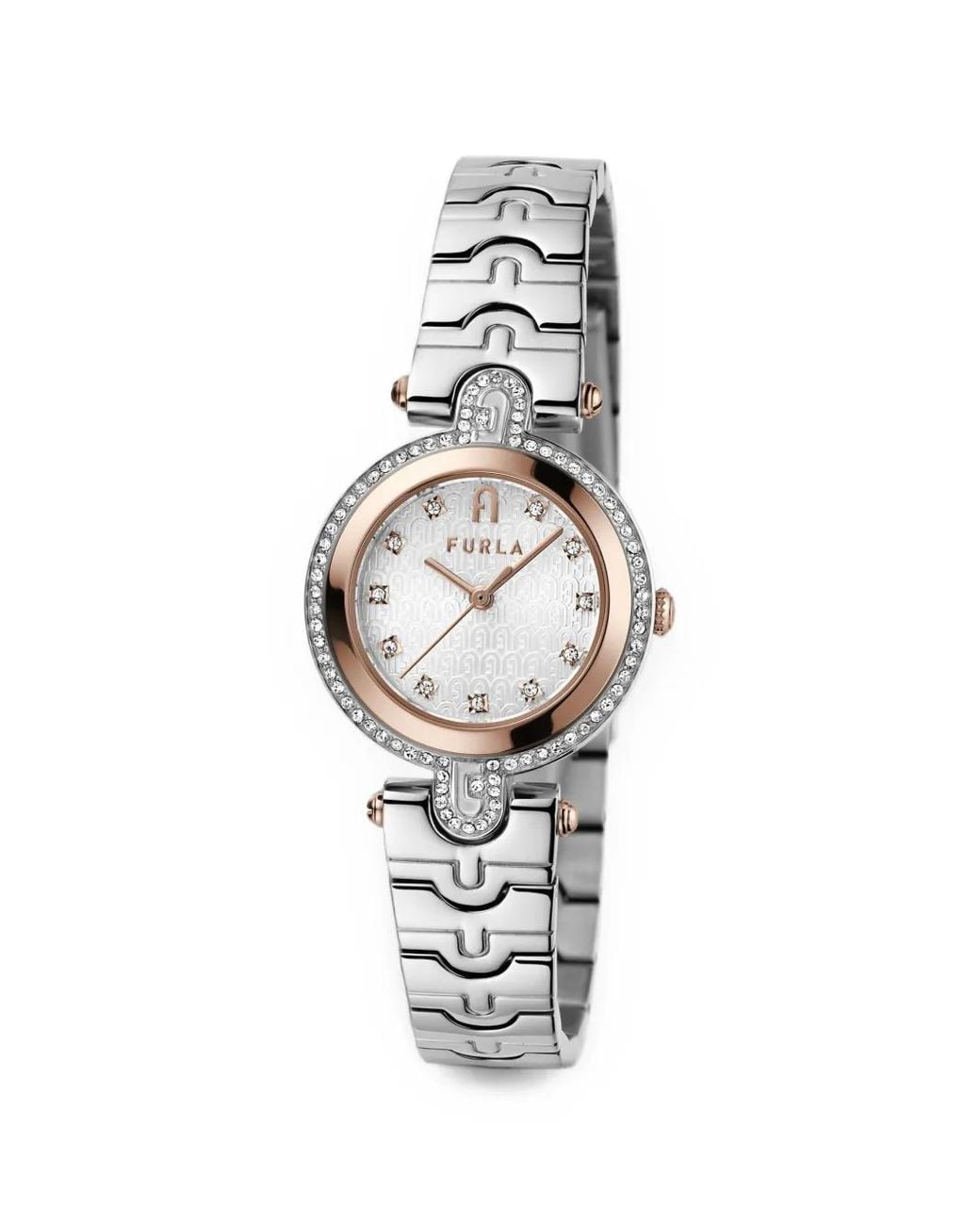 Furla White Arch-Bar 28Mm Watch