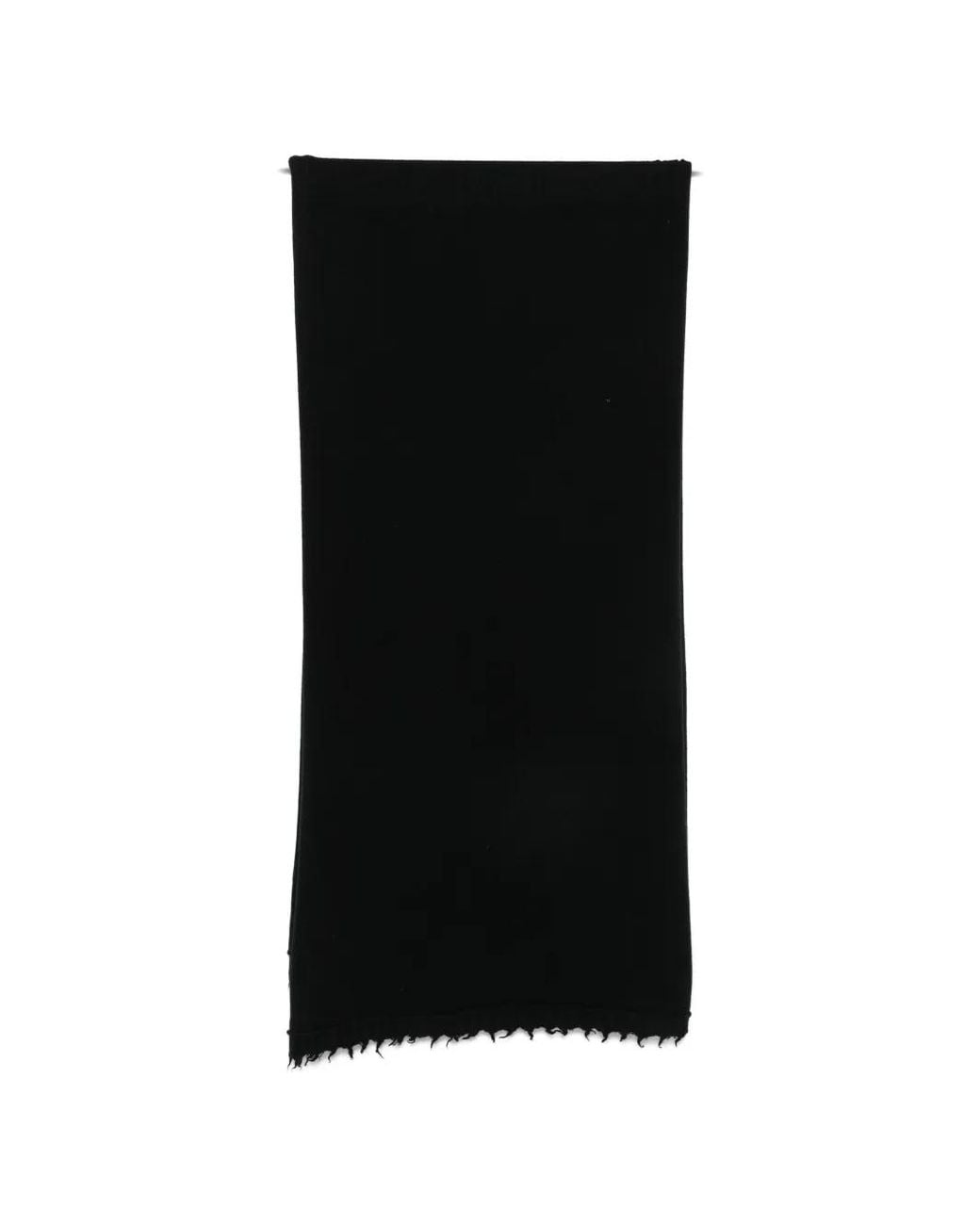 Rundholz Black Frayed Scarf