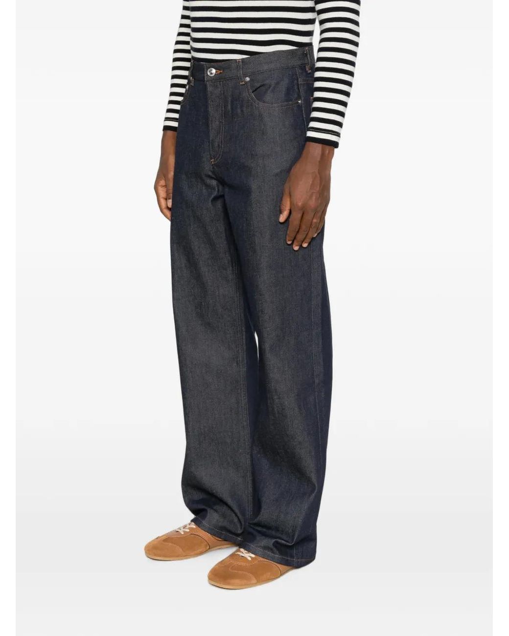 A.P.C. Gray Aaron Jeans for men