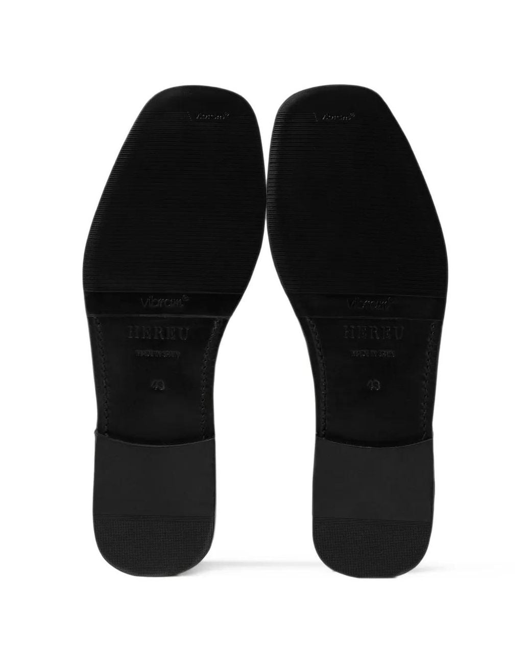 Hereu Black Marti Interwoven-Fringe Loafers