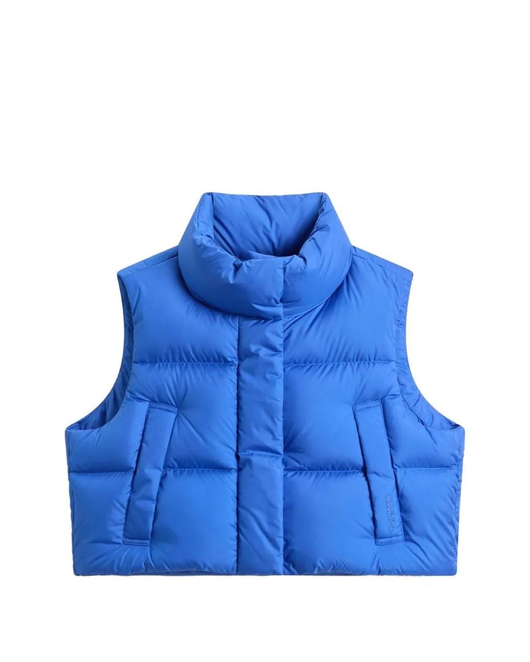 Woolrich Blue Quilted Padded Vest