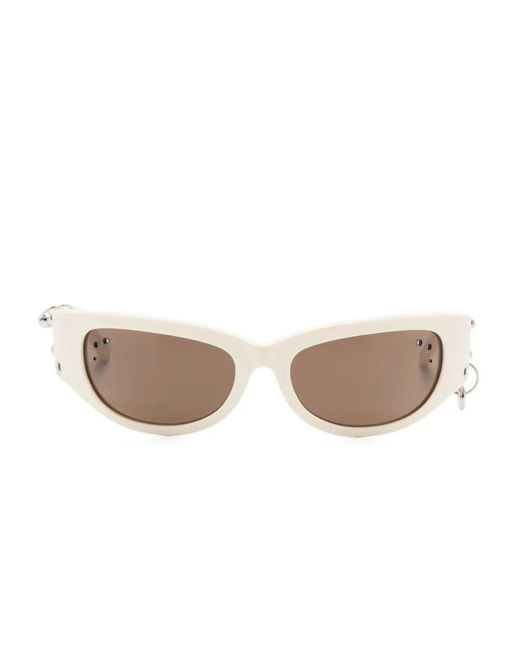 Justine Clenquet Natural Clara Sunglasses