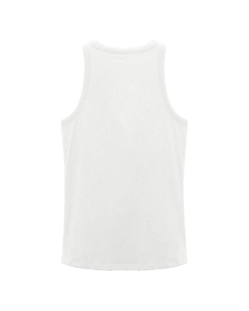 Dorothee Schumacher White All Time Favorites Racerback Tank Top